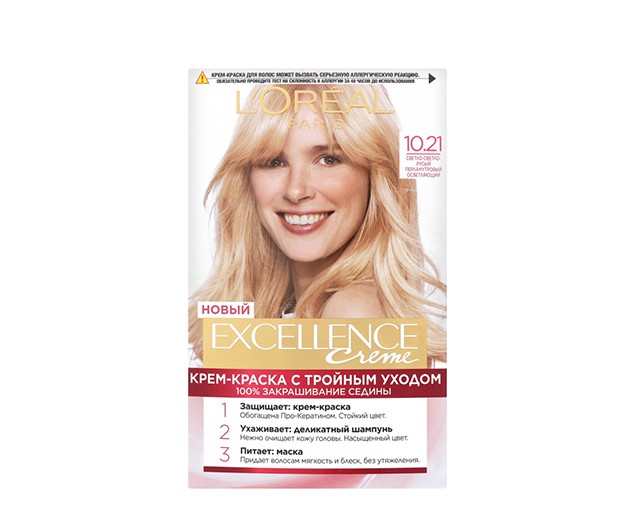 Loreal Paris Excellence თმის საღებავი N10.21 